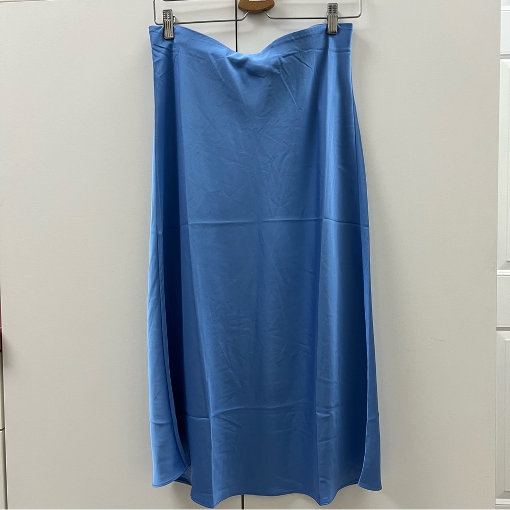 Jcrew Gwenyth Slip Skirt in blue